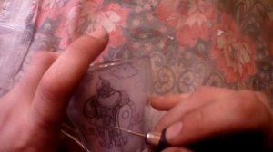 №1 Рисуем на стакане (гравером)