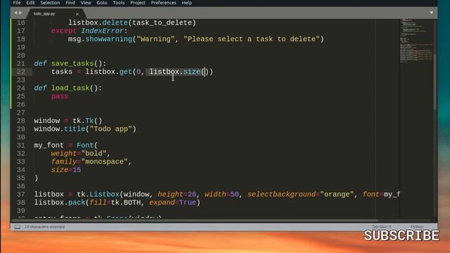 how to make GUI with python || todo app (PART 2) | tkinter tutorial