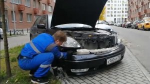 Замена пневмокомпрессора Lexus LS430