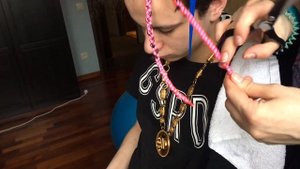 #3  Афрокосички. Плетем-переплетаем мужские афрокосички на короткие волосы