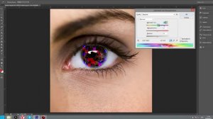 Уроки фотошоп - Как изменить цвет глаз