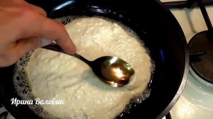 Рецепт вкусного завтрака. Лепешки с творогом. Готовить 7 минут.