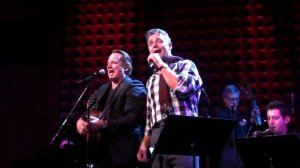 John Schneider and Tom Wopat sing Good Ol' Boys at Joe's Pub 12/2/2014 (DukesCollector.com)