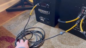 HOW TO set up KRK Rokit 7 G4 Studio Monitor Pair With S10.4 10-inch Powered Studio Subwoofer Bundle