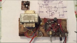 Импульсный регулятор напряжения на lm317 и простой блок питания.mp4
