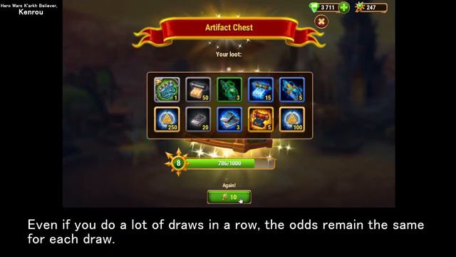 Complete the Key to the Holiday with 290 artifact chest keys. | Hero Wars смотреть онлайн