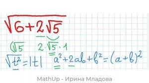 Как вычислить корень из суммы - выделение полного квадрата | Профильная математика