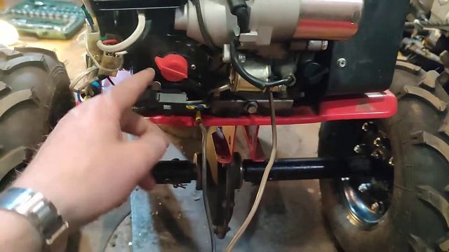 Установка Электростартера, катушки освещения, эл привода заслонки, проводки культиватора двиг 168F смотреть онлайн