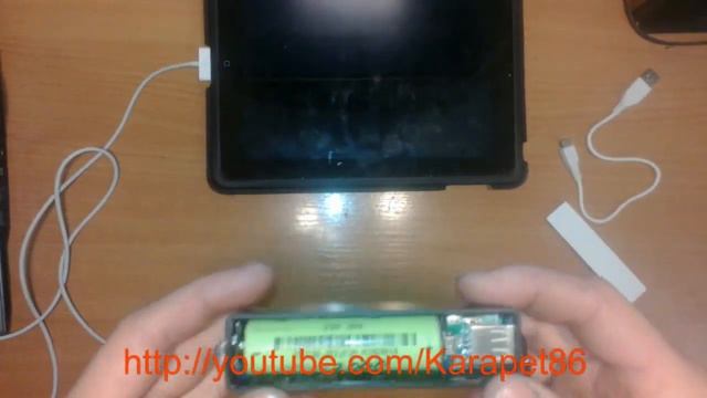 PowerBank на 1 акб 18650. Описание, тест. смотреть онлайн