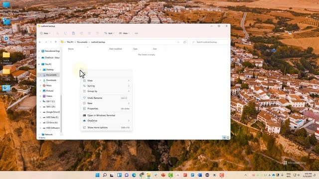 How to take a Backup in Microsoft Outlook смотреть онлайн