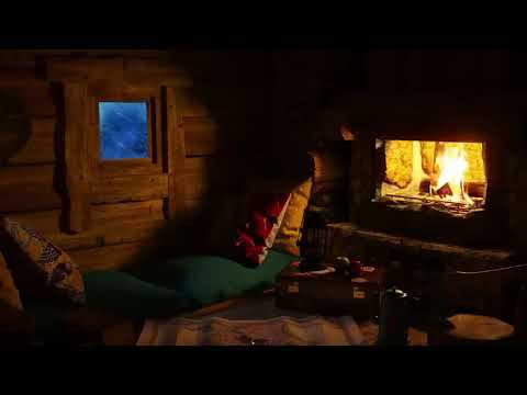 Шрила Прабхупада джапа (гитара, огонь, зима) - japa meditation (guitar, fire, winter) смотреть онлайн