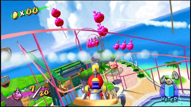 Super Mario Sunshine - Pinna Park: Episode 8: Roller Coaster Balloons смотреть онлайн