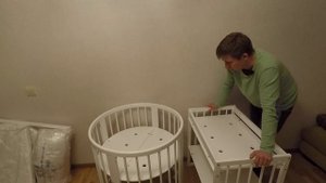 Распаковка и сборка кроватки Comfort Baby 8 в 1 (восемь в одном)