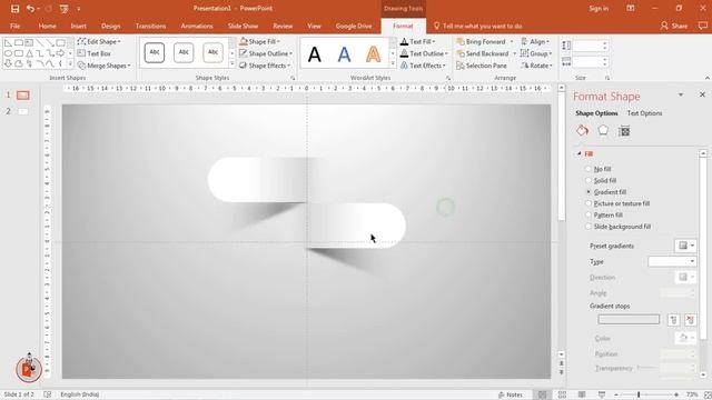 41.PowerPoint Presentation Skills - Unique 3D shadow effect Infographic