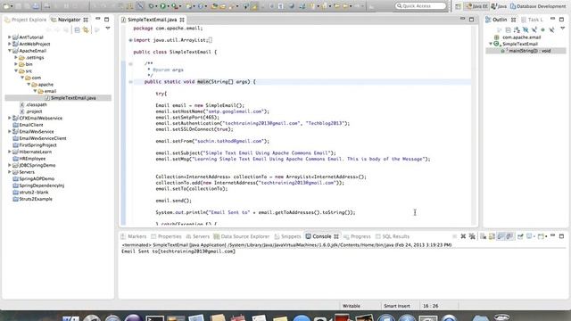 Apache Email Utilties for Java.mov смотреть онлайн