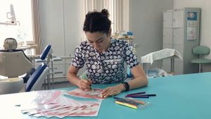 Мотивашка для чистки зубов деткам