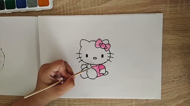 How to draw Hello Kitty │ Как легко и просто нарисовать Хеллоу Китти