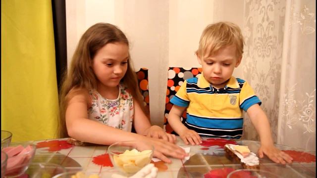 Бутерброд челлендж с разными вкусными продуктами. Готовим. Challenge with different delicious foods