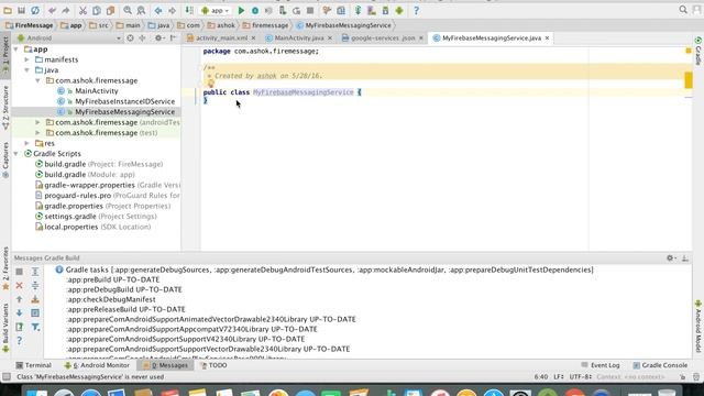 FireBase cloud messaging смотреть онлайн