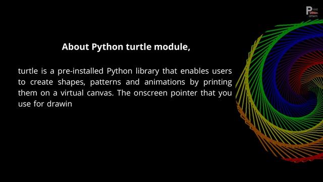 How to Print Patterns in Python using turtle module | Python Project 1c - with source code explaine