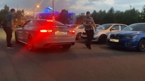 Audi RS5 B8 exhaust sound / звук выхлопа V8