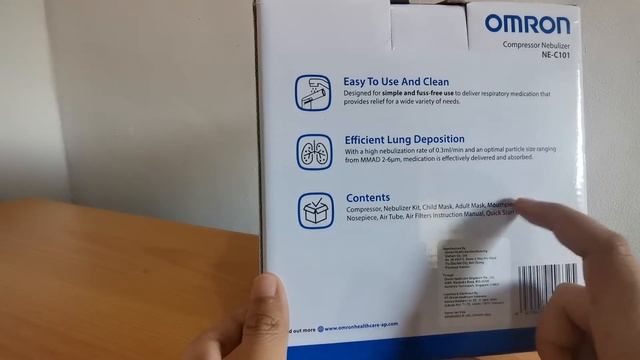 Unboxing Omron Compressor Nebulizer NE C101 | #Vlog смотреть онлайн