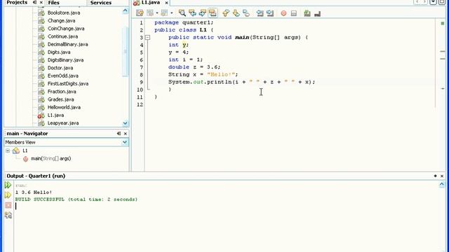 Java Programming for Beginners Lesson 2 - Variables смотреть онлайн