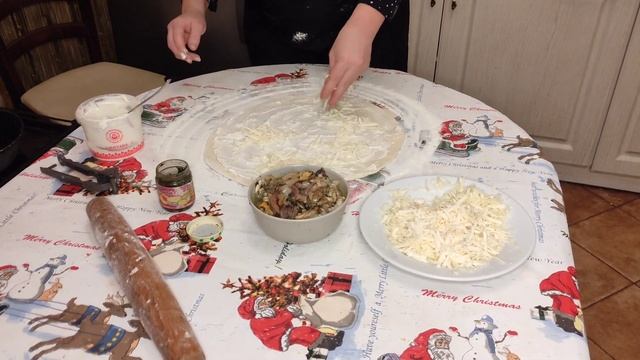 Пицца на сметане с морепродуктами. Супер рецепт!