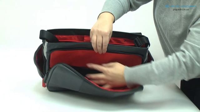 Обзор сумки для ноутбука Piquadro URBAN/Grey-Black CA1592UB00_GRN смотреть онлайн