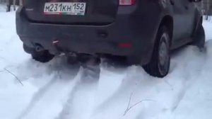 Первый установленный самоблок в задний редуктор Renaut Duster