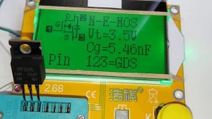 Оригинальный IRF3205 в транзистор тестере!
