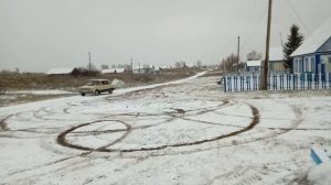 Первый снег, покатушки на ваз 2101