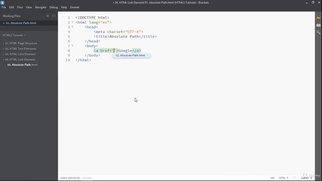 Absolute Path ( HTML5 Tutorial 2020 ) смотреть онлайн