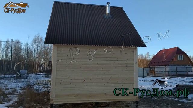 Баня с мансардой 6х4 | 40м2