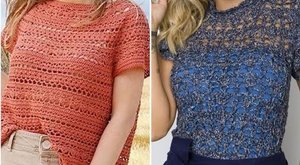 Ажурные, красивые модели крючком со схемами и описанием
