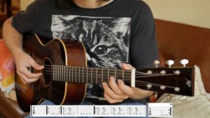 Laura Palmer's Theme - Twin Peaks (cover) Acoutic Guitar TAB