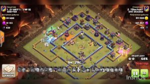 CLASH of Clans   атака ЛВК супер луки.              Взять три звезды с 15 тх