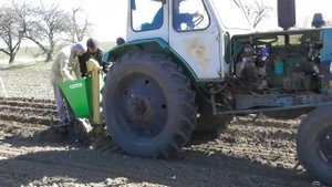 Посадка картофеля сажалкой Bomet (Бомет). Самый легкий и простой способ - 18 соток за 45 минут