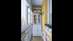 Фото идеи отделки балкона   / Лучший интерьер  балкона