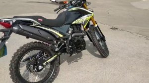 Мотоцикл Motoland ENDURO ST 250 NEON (165FMM) черный/зеленый
