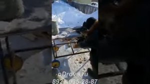 Дровокол на бензиновом двигателе | Испытание дровокола