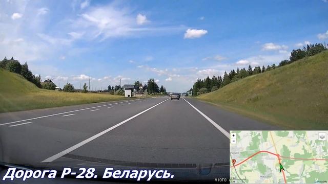 Дорога Р-28 М-14 МКАД-2 Беларусь. Дороги Беларуси. Развязка на трассе Р28 МКАД-2. Roads of Belarus. смотреть онлайн