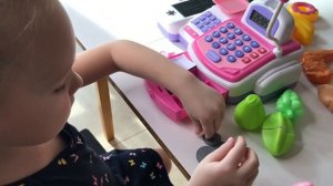 ИГРАЕМ В МАГАЗИН  Детский игровой набор для девочек Супермаркет Касса