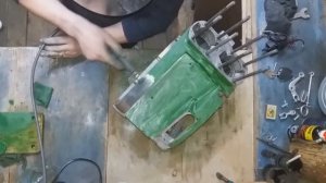 Полировка двигателя "ИЖ Юпитер 4"