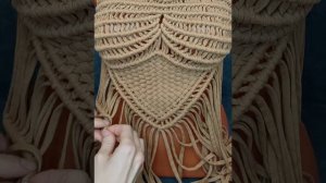 Часть третья. Пляжное платье в технике макраме.