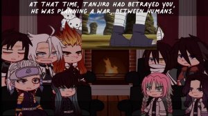 《All Hashira react to Tanjiro as Uchiha Madara》