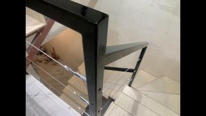 Металлокаркас обшит фанерой перила металл с лед подсветкой