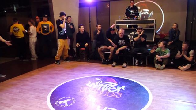 pro 1x1 bboy Gidro vs ElectroStyle - брейкданс батл WINTER WARS 2020 смотреть онлайн