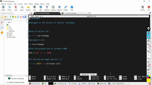 Realtime NODE.js App deployment with PM2 , Shell script, Jenkins, SonarQube ,Github ,Domain SSL cer