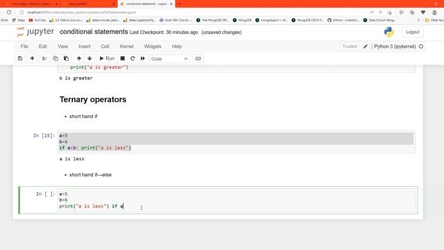 python basics day17- conditional statements